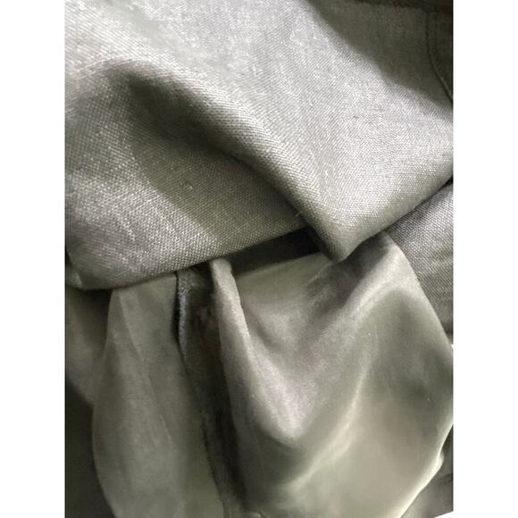 CAROL HORN WORKSHOP 100% LINEN LINED SKIRT WOMENS SIZE 12 - Picture 7 of 9